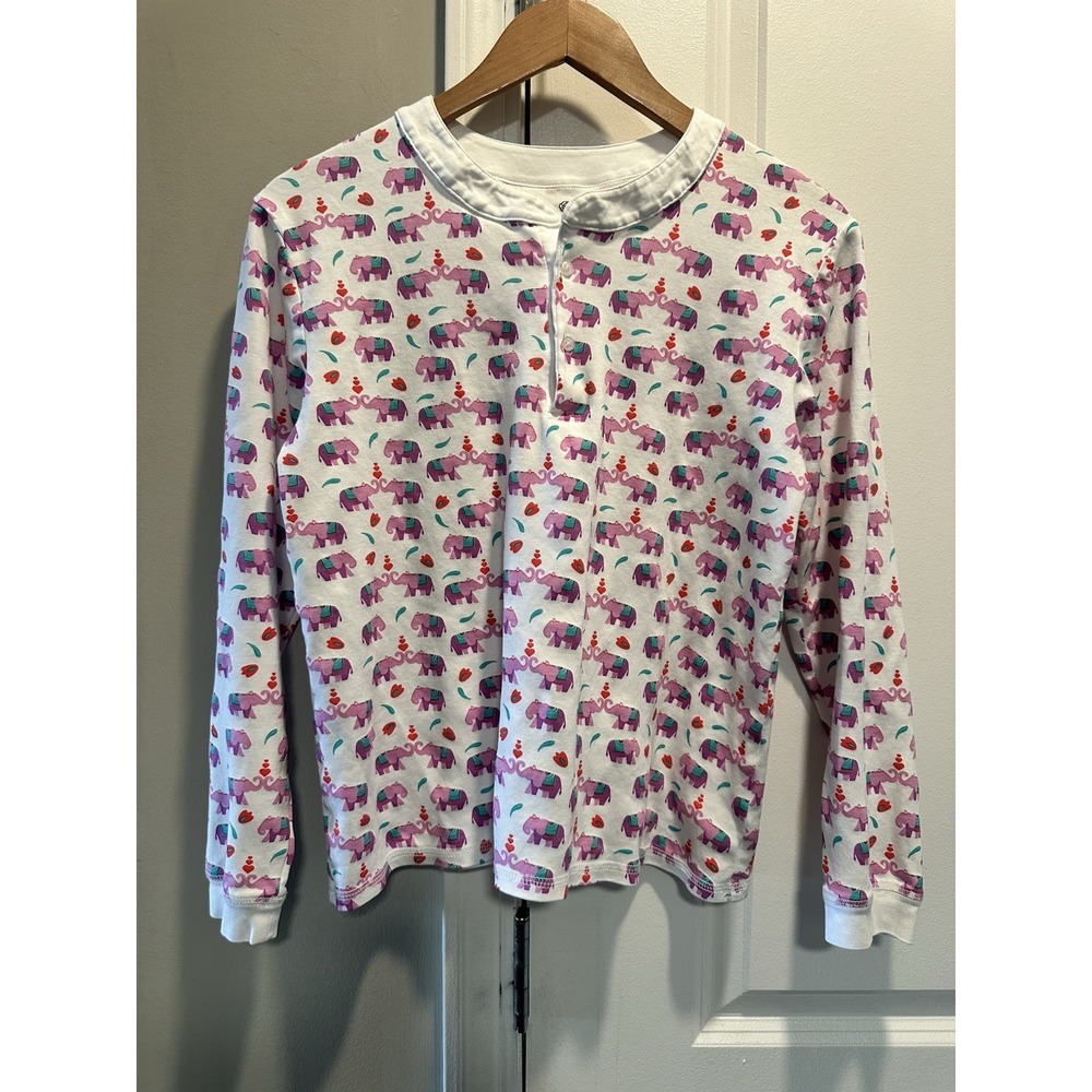 Ro's Garden Pajama Top 100% Pima Cotton Large